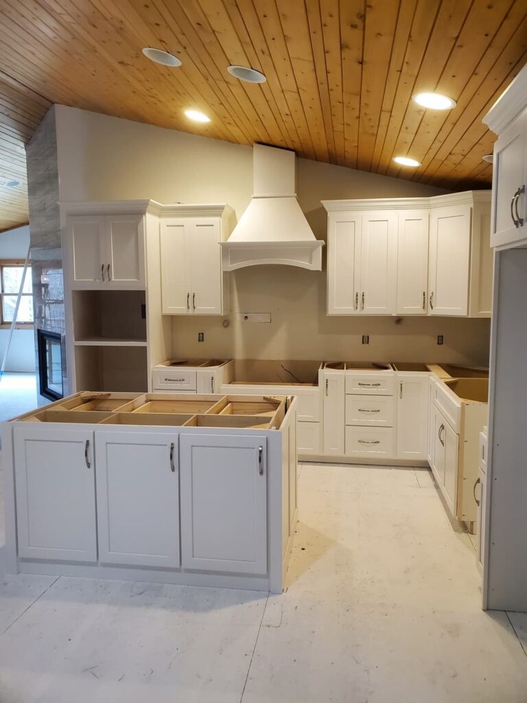 White Hood Kitchen Cabinets
